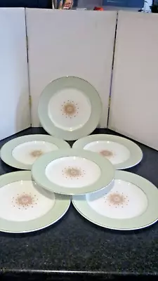 Buy Grindley And Co Satin White Tudor Star 6x Luncheon Plates 9  ** • 35£