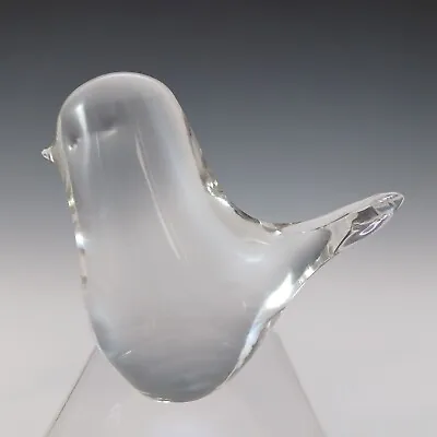 Buy MARKED Wedgwood Clear Glass Bird Paperweight RSW70 • 20£
