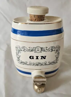 Buy Retro Gin Flask | Barrel, By Wade Royal Victoria Pottery, Mid Century Modern • 24£