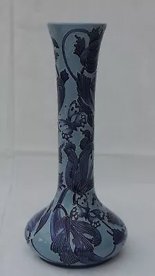 Buy Moorcroft Butterflies And Flowers Vase - Blue On Blue • 250£
