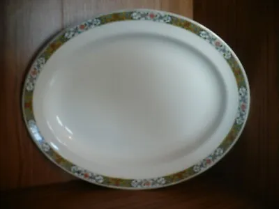 Buy Vintage Alfred Meakin Clifton Rose Pattern China 12  Oval Platter Dish England • 15.42£