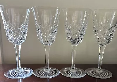 Buy Baccarat France Burgos Set Of 5 Crystal Water Goblet Wine Glasses 7 3/4  • 236.81£
