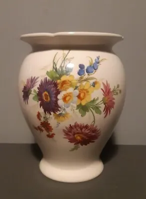 Buy A Beautiful Vintage Blakeney Floral Ceramic Vase • 6.99£