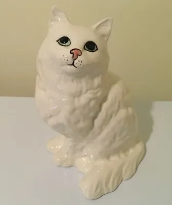 Buy  Large Beswick  White Cat Figure  Excellent Condition Free UK Postage • 37.95£