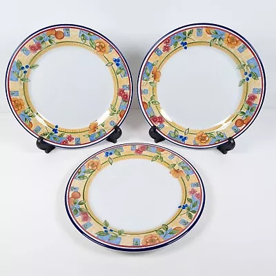 Buy Staffordshire Tableware Mandalay Dinner Plates 25.5cm Floral Made In England X 3 • 20.85£