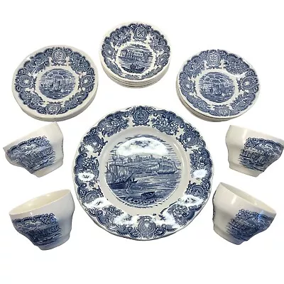 Buy Historical Ports Of England China Set 20 Pieces In Original Box • 116.69£