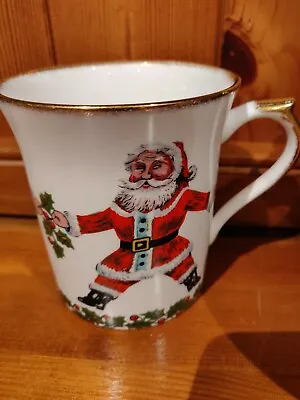 Buy Vintage Queen's Rosina China Christmas Mug  • 14.99£