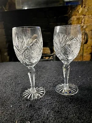 Buy Set Of Two Bohemia Hand Cut Lead Crystal Sherry Glasses From Harrods. • 12£