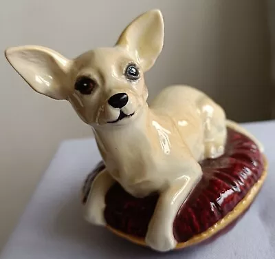 Buy Beswick Dog Chihuahua Lying On Cushion Model No. 2454 Collectable • 7.99£