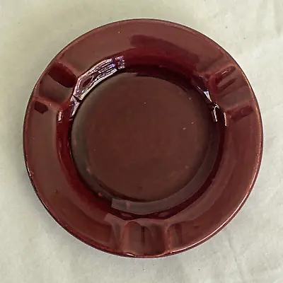 Buy Vintage Willsgrove Ware Pottery Burgundy Ashtray Made In Rhodesia • 6.32£