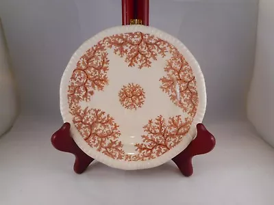 Buy Vintage Bread & Butter Plate, Copeland Spode China, Coral Red-Brown Pattern • 6.63£