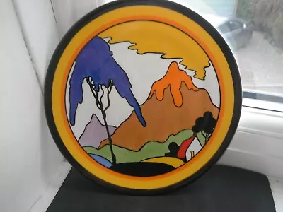 Buy CLARICE CLIFF   FANTASQUE MOUNTAIN   PLATE - By WEDGWOOD - SUPER CONDITION • 20£