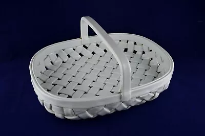 Buy Vintage White Ceramic Lattice Handled Strawberry Basket - PERFECT • 69.50£