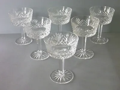 Buy Tyrone Crystal - Antrim - 6 Champagne Coupe / Tall Sherbet Glasses • 150£