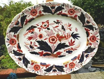Buy Booth's Dovedale Serving PLATE Platter Pattern 6044 Edwardian C1915 Antique 41cm • 39.99£