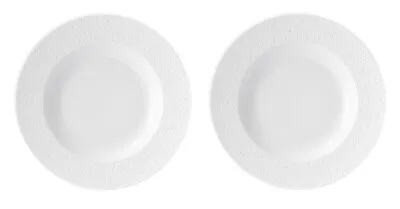 Buy Bernardaud Ecume White Set Of 2 Salad Plates #0733-20250 Brand New Save$$ F/sh • 152.14£