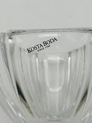 Buy Kosta Boda Art Deco Roman Lead Crystal Bowl Sweden Bengt Edenfalk 4  X 4  X 3” • 20.87£