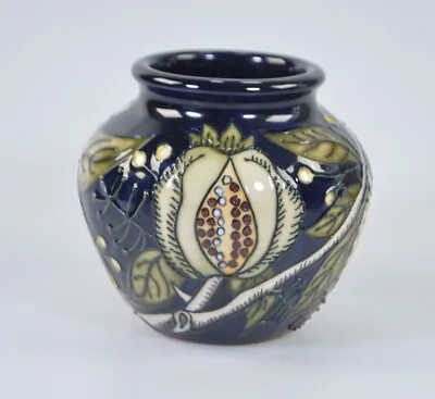 Buy Rare Moorcroft Fig Pattern Trial Vase Dated 9-11-12 Signed Kerri 1st Quality • 220£