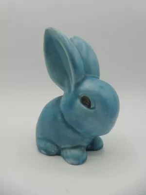 Buy Vintage Sylvac Blue Matte Snub Nose Bunny Rabbit • 13.50£