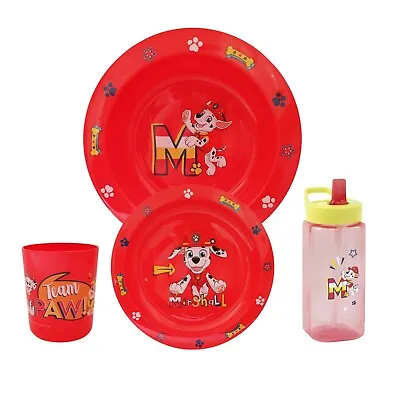 Buy Baby Toddler Weaning Set 4 Piece Dinner Tableware Set Plate, Bowl Straw Sipper • 12.99£