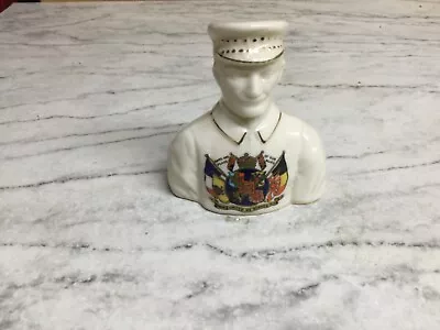 Buy WW1 Crested China Bust Flags Of Our Allies • 22.32£