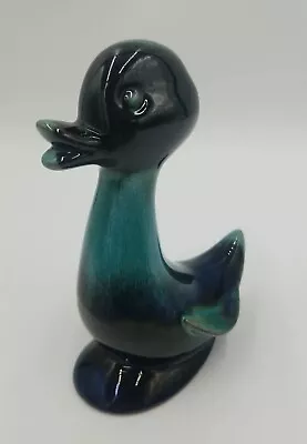 Buy Blue Mountain Pottery Duck Figurine Blue Green Black Drip Glaze Canada 5.5  • 11.44£