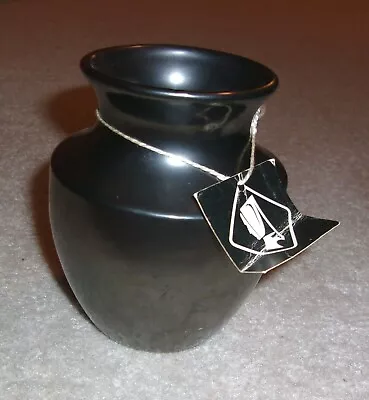 Buy Vintage Benedictine Monks Black Charcoal Pottery 4  Urn Vase W/tag Prinknash Eng • 32.20£