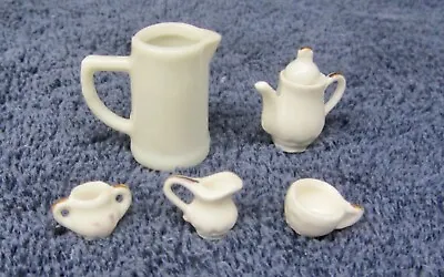 Buy Vintage DOLL HOUSE TEA SET 6 Pcs Miniature Antique China Porcelain Japan Coffee • 4.72£