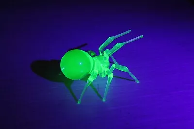 Buy Vaseline Glass Spider Uranium Glass Figurine Spider Glass UV Spider • 42.84£