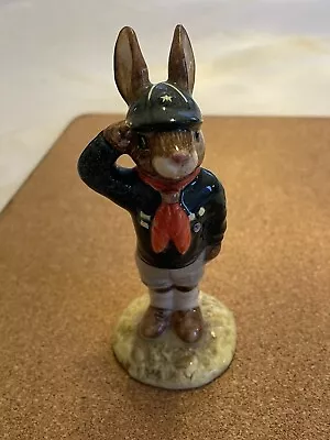 Buy Royal Doulton Bunnykins Be Prepared Scout Rabbit Figure Db56  & Box 1986 Exc • 2.99£