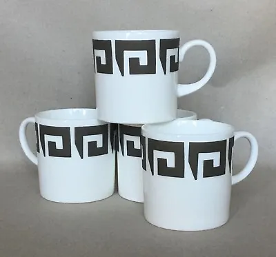 Buy Set Of 4 SUSIE COOPER DESIGN For Wedgewood Green Keystone Expresso Cups. In VGC • 19.99£