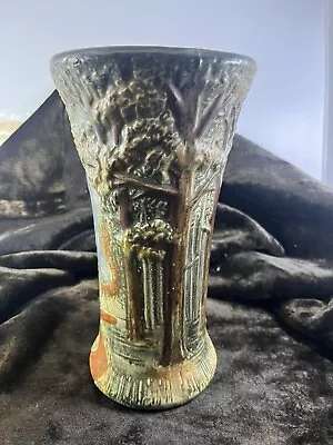 Buy 10” Weller Forest Pottery Vase • 216.67£