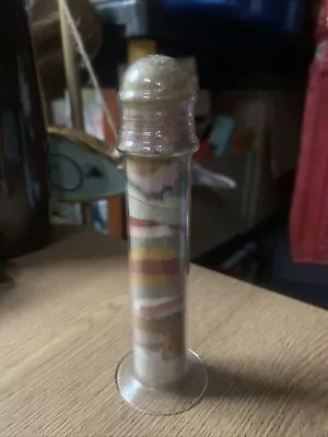 Buy Souvenir From Alum Bay , Isle Of Wight , Coloured Sand In Glass Tube - 13.5cm • 5£