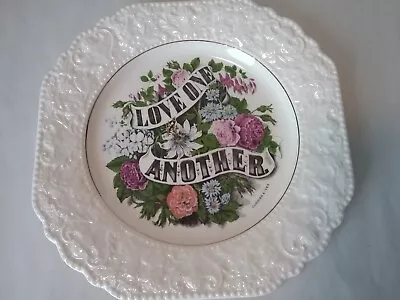 Buy Vintage Lord Nelson Pottery Handcrafted In England “Love One Another”  Plate • 11.35£