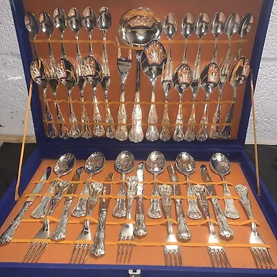 Buy LBL Italian Vintage FP Zinc Plated 45 Piece Cutlery Set For 6 Tableware • 49.99£