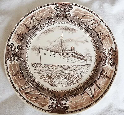 Buy Very Rare Mason's Ironstone Nautical Collectors 'Ms ORANJE' Commemorative Plate • 46.99£