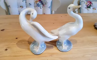 Buy 2 X Lladro Geese Daisa 1977,both In Immaculate Condition • 14.99£