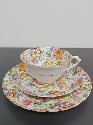 Buy Tuscan Porcelain Tea Trio - Tea Cup, Saucer And Plate (Only For Display... • 12£