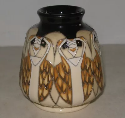 Buy Moorcroft Pottery Tengu Vase - 198/3 - Owl Bird . Vicky Lovett • 100£