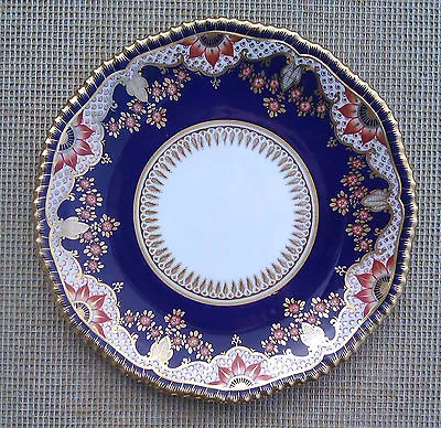 Buy 8.75  Antique Copeland Spode Cabinet Plate - Blue & Gold Pattern • 49.99£