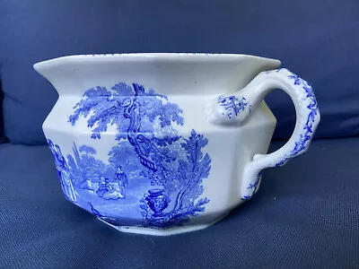Buy Masons Ironstone China Eng-12 Sided Chamber Pot, Romantic Blue & White Pattern • 62.62£