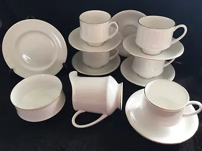 Buy Royal Standard Bone China Part Tea Set Ribbed Sides 3 Items Chipped - WILL SPLIT • 14.99£