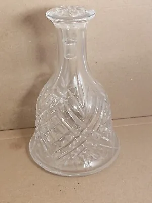 Buy Vintage Crystal Cut Glass Decanter, 800mls, 21cm, • 15£
