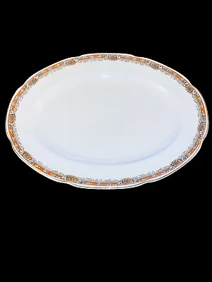Buy Vintage Losol Ware Keeling & Co Burslem XXL Oval Platter Plate Porcelain 45cm • 39.90£
