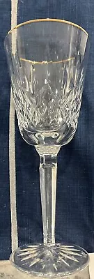 Buy Waterford Crystal Lismore Gold Water Goblet Lot Of 6 • 288.22£