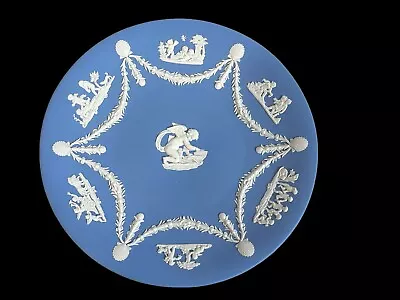Buy WEDGWOOD Jasperware Pale Blue Shallow Plate (22.5cm) • 17£