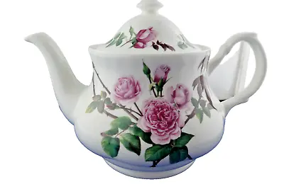 Buy DA ENGLISH ROSE Fine Bone China 6 Cup Teapot IMPERFEC Kirkham, Made England 36oz • 56.69£