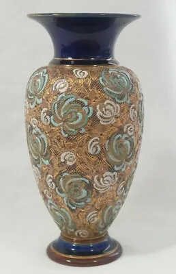 Buy An Antique Doulton Slater Stoneware Vase C1902-22 • 75£