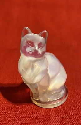 Buy Sabino Cat Opalescent Art Glass Figurine France Signed 2” Tall • 32.36£