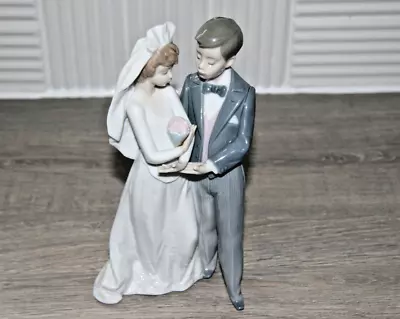Buy Lladro Wedding Couple Statuette (1991) 8  Tall • 30£